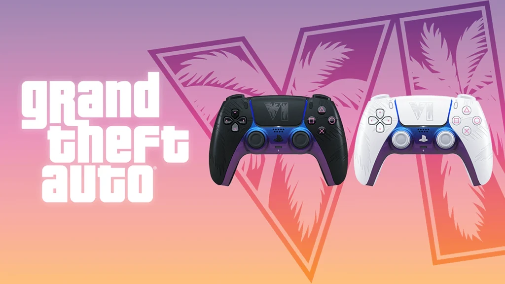 GTA VI limited-edition DualSense controllers present daylight and neon designs