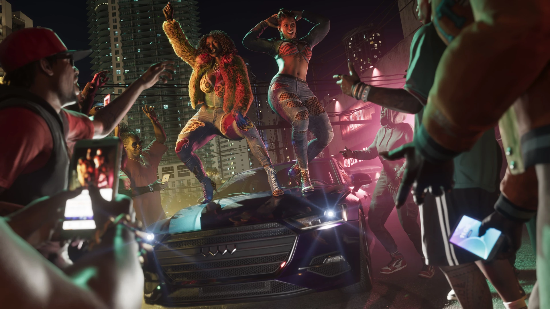 GTA VI acompanha Real Dimez enquanto a fama online de Vice City encontra a pressão de uma carreira musical